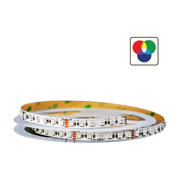 LED STRIP 120/1 18W IP20 5M RGB VIVALUX - LED ленти и аксесоари<<<Вътрешно осветление<<<Мебели и