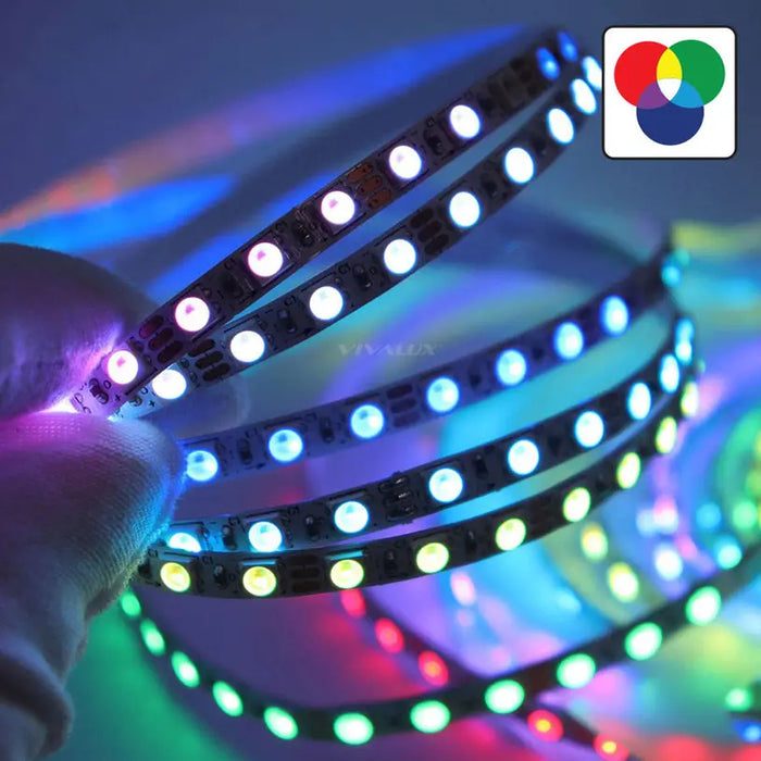 LED STRIP 120/1 18W IP20 5M RGB VIVALUX - LED ленти и аксесоари<<<Вътрешно осветление<<<Мебели и