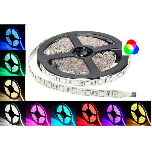 LED STRIP/12V/5050/14.4W 60/IP20/5M/RGB VITO Strip-A - LED ленти и аксесоари<<<Вътрешно осветление<<<Мебели и