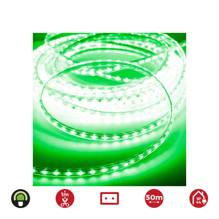 LED strips EDM 72703 Green 4,2 W x 1 m 50 m 350 lm - Декорация и Осветление<<<Дом Градина<<<BigBuy&&&LED