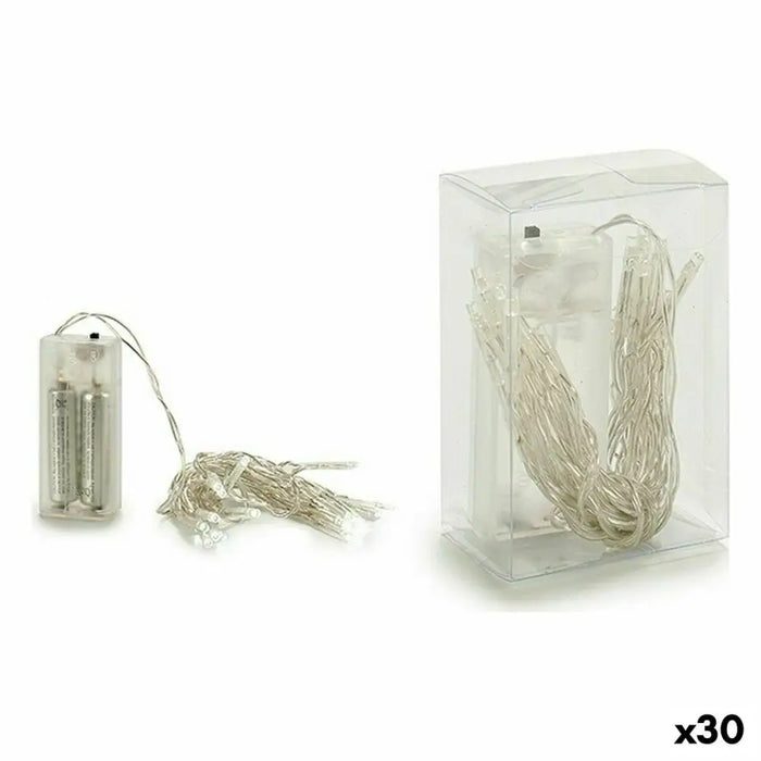 LED strips Gift Decor White (30 Units) - Декорация и Осветление<<<Дом Градина<<<BigBuy&&&LED Осветление<<<Декорация и