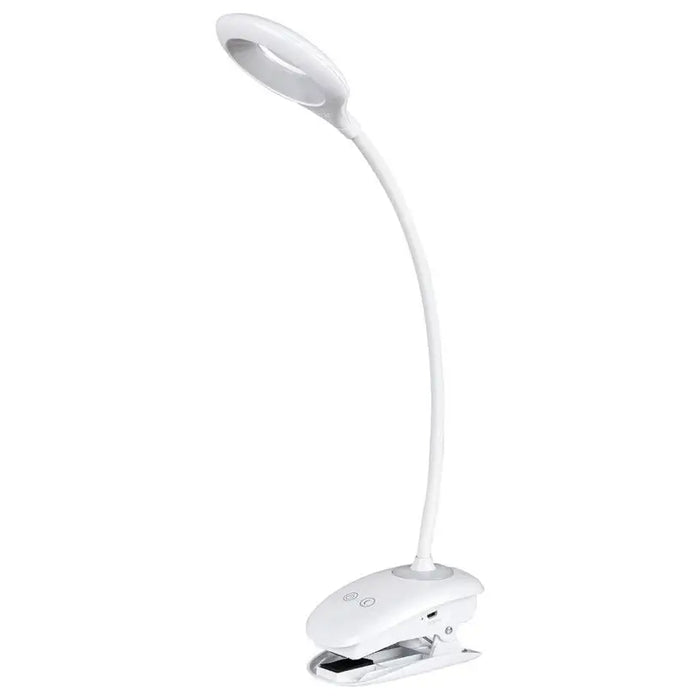 LED TABLE LAMP 4W 400K WITH CLIP WHITE RABALUX HARRIS - Настолни лампи<<<Вътрешно осветление<<<Мебели и