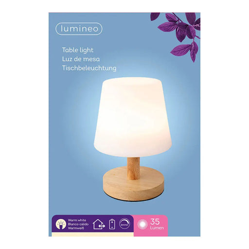 LED Table Lamp Lumineo 894386 Rechargeable - Декорация и Осветление<<<Дом Градина<<<BigBuy&&&Лампи<<<Декорация и