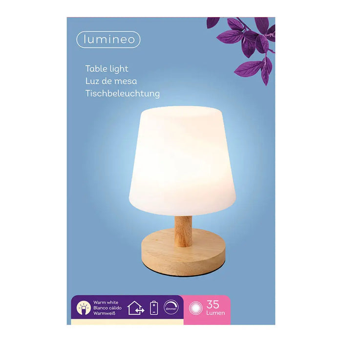 LED Table Lamp Lumineo 894386 Rechargeable - Декорация и Осветление<<<Дом Градина<<<BigBuy&&&Лампи<<<Декорация и