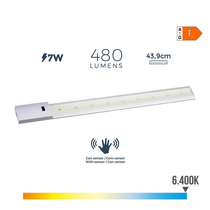 LED Tube EDM 31678 A F 7 W 480 Lm LED (6500 K) (6400 K) - Декорация и Осветление<<<Дом Градина<<<BigBuy&&&LED