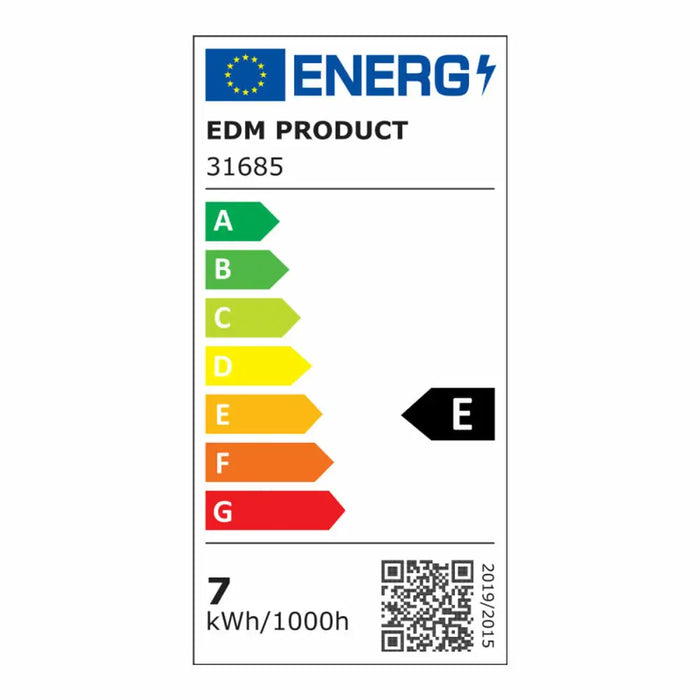LED Tube EDM 31685 White A E 7 W 600 lm 3,6 x 50,5 x 3 cm 50,5 x 2,2 x 3,5 cm (6500 K) (6400 K) - Декорация и