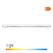LED Tube EDM 98809 Linestra F 18 W 120 W 115 W S14S 1800 Lm 1450 Lm Ø 3 x 100 cm (2700 K) - Декорация и