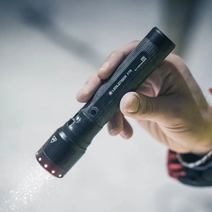 Ledlenser P7R Black Hand flashlight LED - FlashlightsOSW-LAT<<<LightingOSW<<<ActionPL