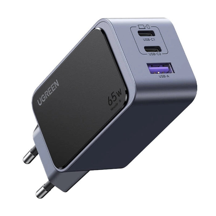 CHARGER X553 220V 2xUSB-C 1xUSB A GaN 65W NEXODE AIR UGREEN