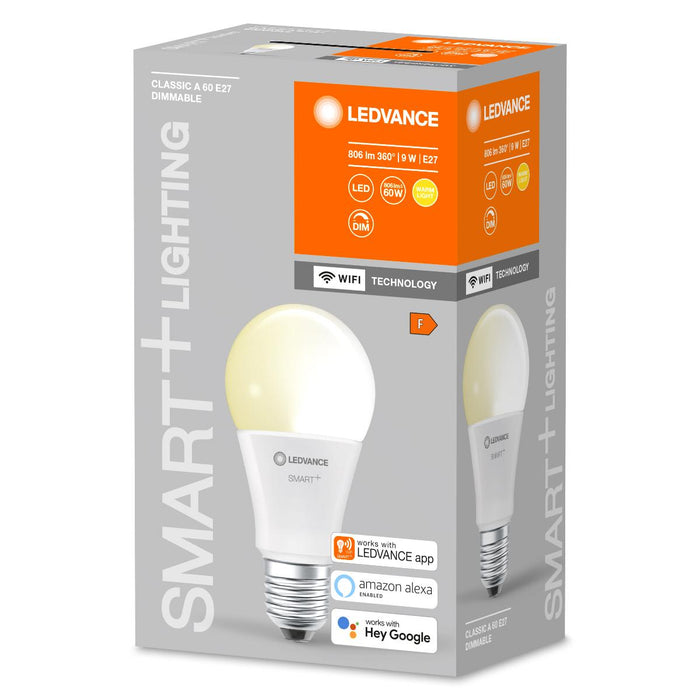WI-FI LED LAMP CLA60 9W 2700K DIM E27 8