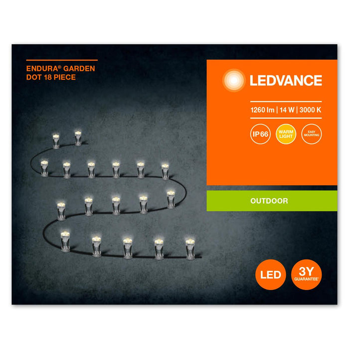 GARDEN LED STRING GARDEN DOT 18P