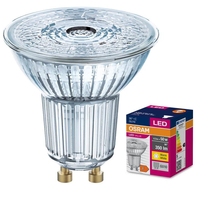 LED LAMP LED VALUE PAR165036 3.6W/830 GU10 LEDVANCE
