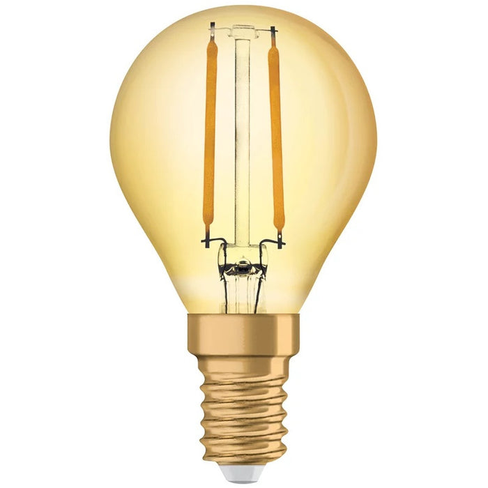 LED LAMP VINTAGE 1906 LED CL P FIL GOLD 22/2.5W/825 E14 LEDVANCE