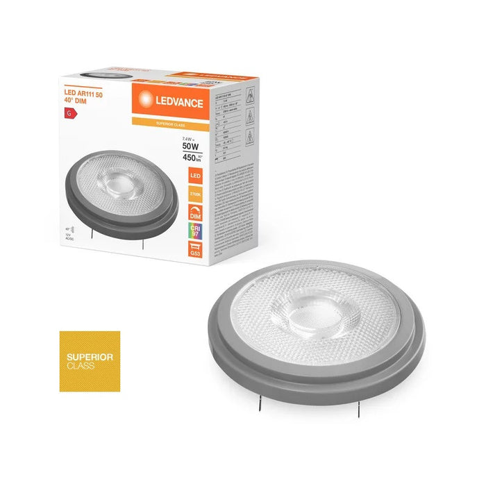 LED LAMP LED AR111 50 40° S 7.4W 927 G53 LEDVANCE
