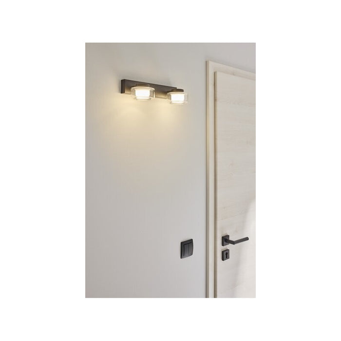 LED LAMP ORBIS FLAME 2X5.5W CLICK CCT IP44 BLACK LEDVANCE