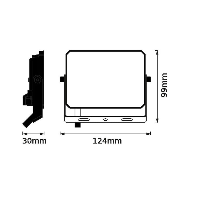 LED FLOODLIGHT LUX 20W 840 BLACK OSRAM LEDVANCE