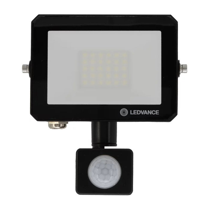 LED FLOODLIGHT WITH SENSOR FLOODLIGHT EFFECT SENSOR 20W 840 BLACK LEDVANCE