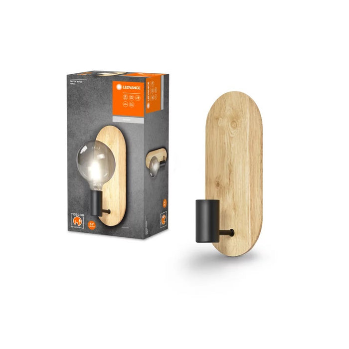 LED LAMP DECOR WOOD WALL E27 LEDVANCE