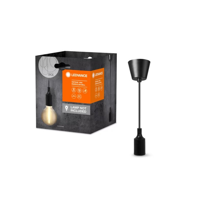 LED LAMP VINTAGE 1906 PENDULUM BELL BLACK LEDVANCE