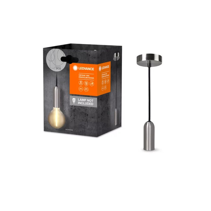 LED LAMP VINTAGE 1906 PENDULUM ROUND CHROME LEDVANCE