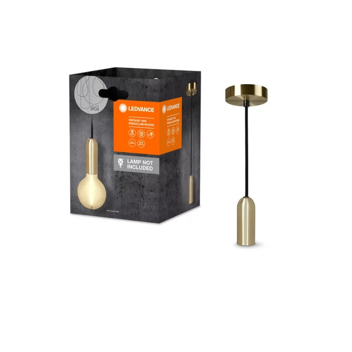 LED LAMP VINTAGE 1906 PENDULUM ROUND GOLD LEDVANCE