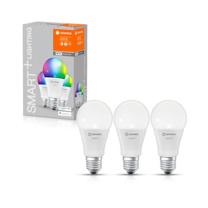 3 PCS SMART BULBS LEDVANCE SMART+ RGB 9.0W 3 PCS SMART BULBS 806 LM