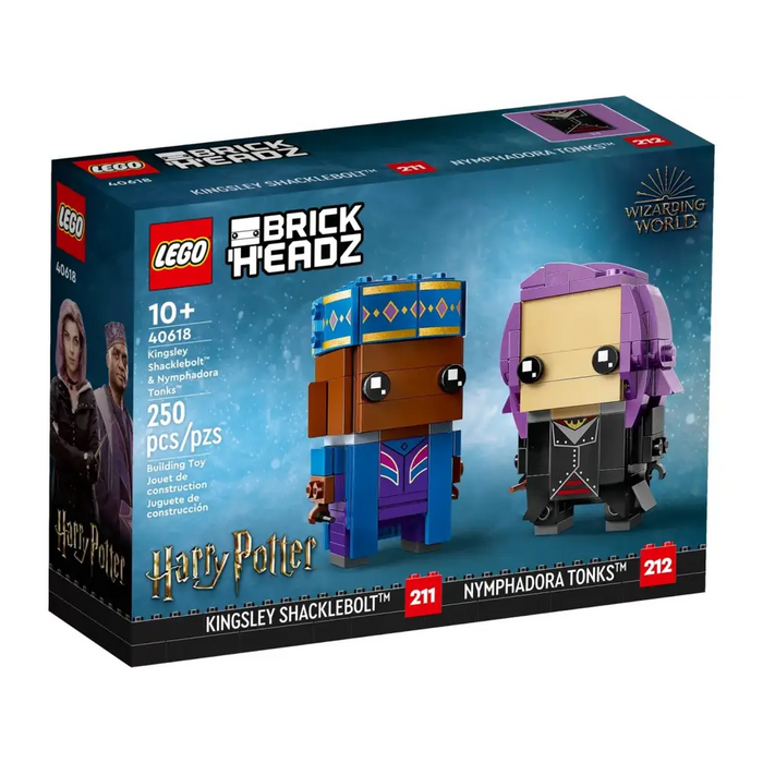 LEGO BRICKHEADZ HARRY POTTER 40618 KINGSLEY SHACKLEBOLT AND NIMFADORA TONKS - LEGOKLO-LEG<<<Construction