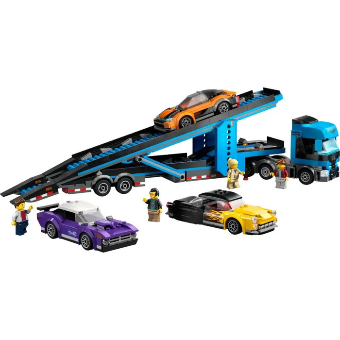 LEGO CITY 60408 Car Transporter Truck with Sports Cars - LEGOKLO-LEG<<<Construction