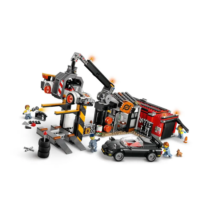 LEGO CITY 60472 Scrapyard with Cars - LEGOKLO-LEG<<<Construction setKLO<<<ActionPL