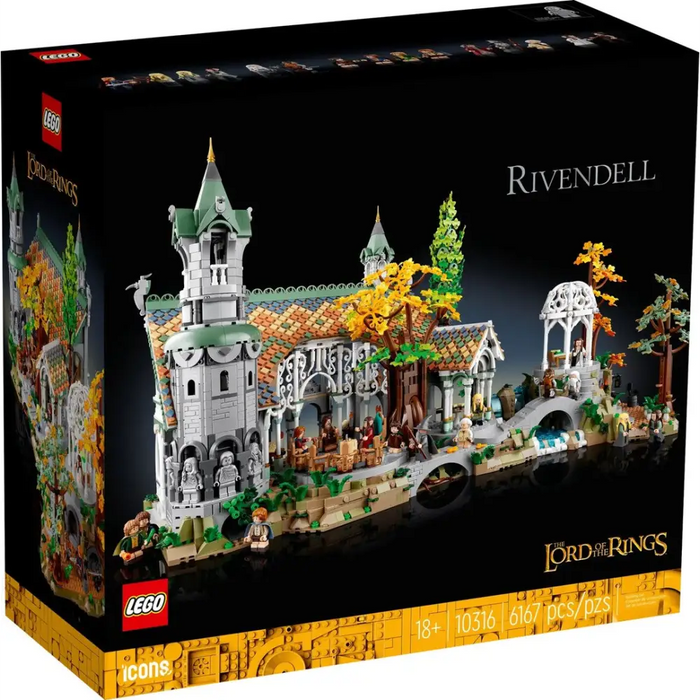 LEGO ICONS 10316 THE LORD OF THE RINGS: RIVENDELL - LEGOKLO-LEG<<<Construction setKLO<<<ActionPL