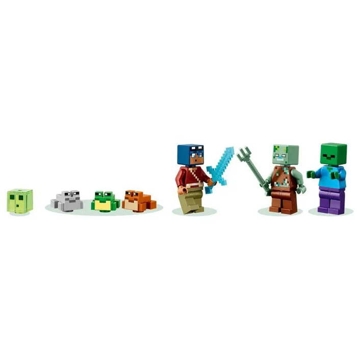 LEGO Minecraft - The Frog House - 21256 - Фигурки<<<Геймърска периферия<<<ValiAPI&&&LEGOKLO-LEG<<<Construction