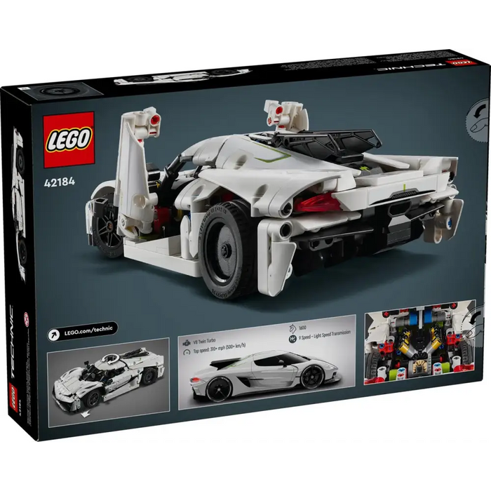 LEGO TECHNIC 42184 Koenigsegg Jesko Absolut Hypercar - LEGOKLO-LEG<<<Construction setKLO<<<ActionPL