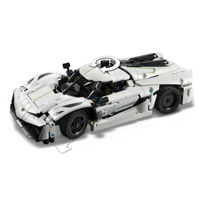 LEGO TECHNIC 42184 Koenigsegg Jesko Absolut Hypercar - LEGOKLO-LEG<<<Construction setKLO<<<ActionPL