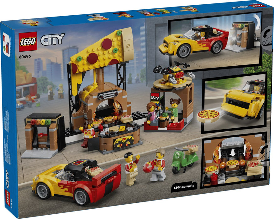 LEGO CITY 60496 Pizza Delivery Experience with Vehicles