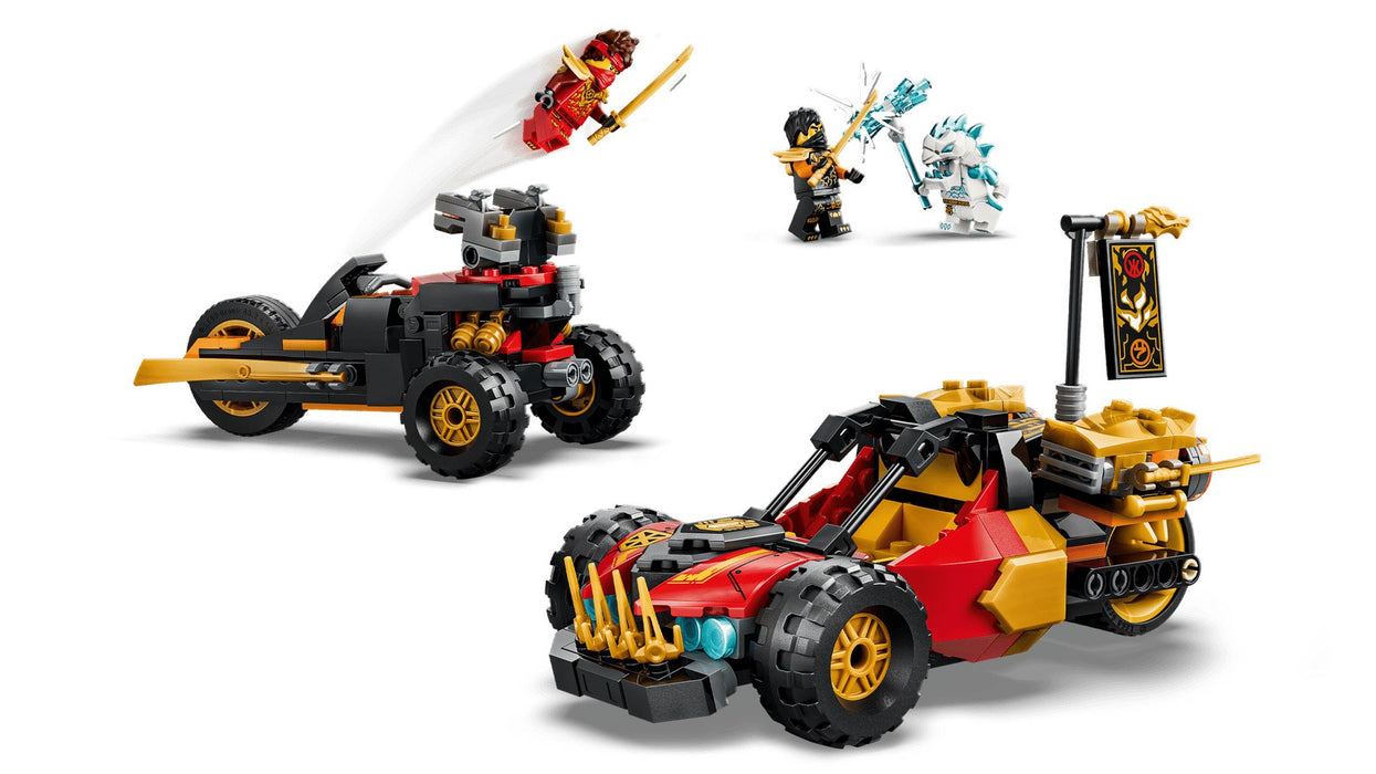 LEGO NINJAGO 71864 Kai and Cole's Combiner Vehicles