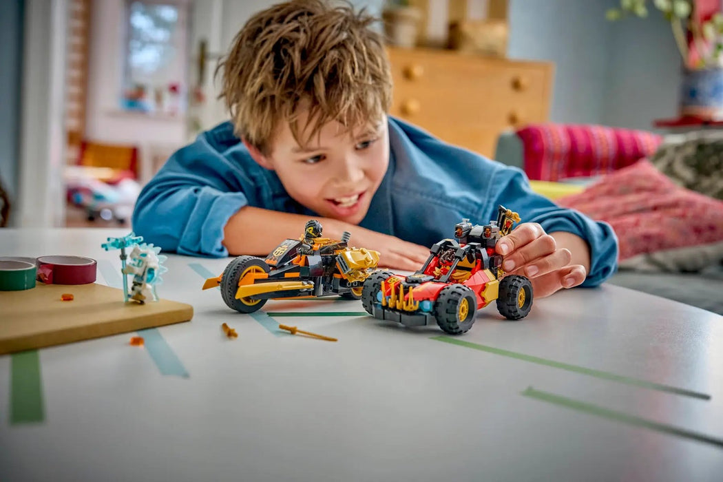 LEGO NINJAGO 71864 Kai and Cole's Combiner Vehicles