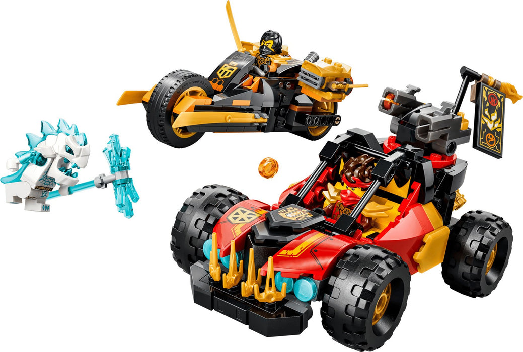 LEGO NINJAGO 71864 Kai and Cole's Combiner Vehicles