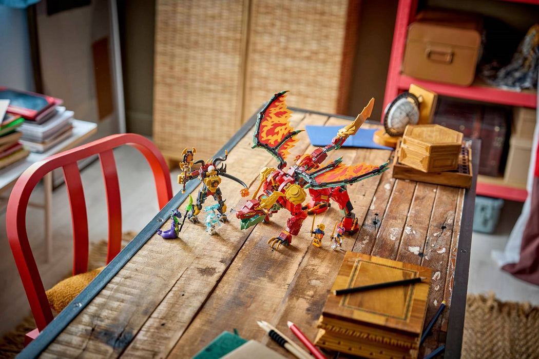 LEGO NINJAGO 71868 Wyldfyre's Transforming Dragon Mech