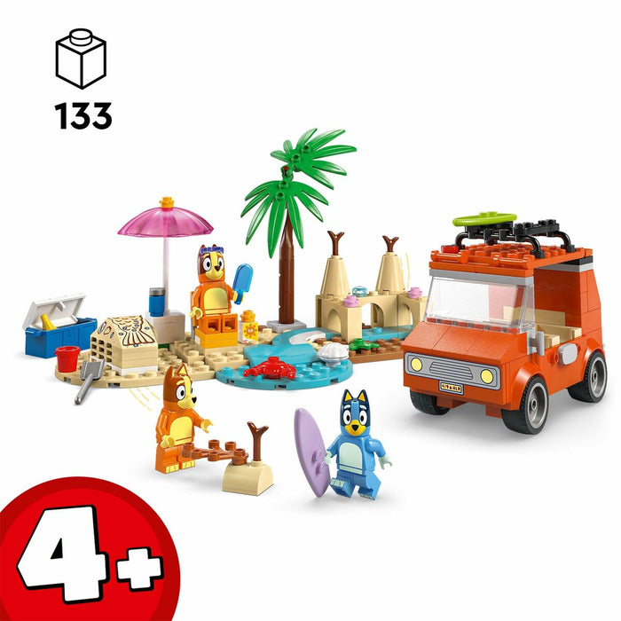 Construction set Lego 11202 Bluey's Beach & Family Car Trip 133 Pieces