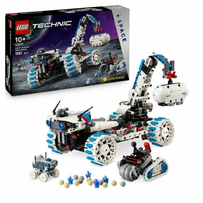 Construction set Lego 42211 Lunar Outpost Moon Rover Space Vehicle 1082 Pieces