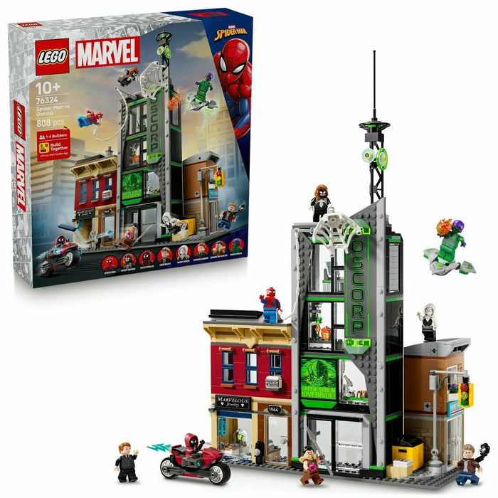 Construction set Lego 76324 Spider-Man VS Oscorp 808 Pieces