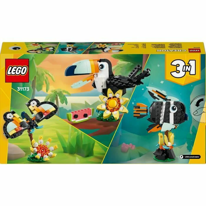 Construction set Lego 31173 Wild Animals : Tropical Toucan 225 Pieces