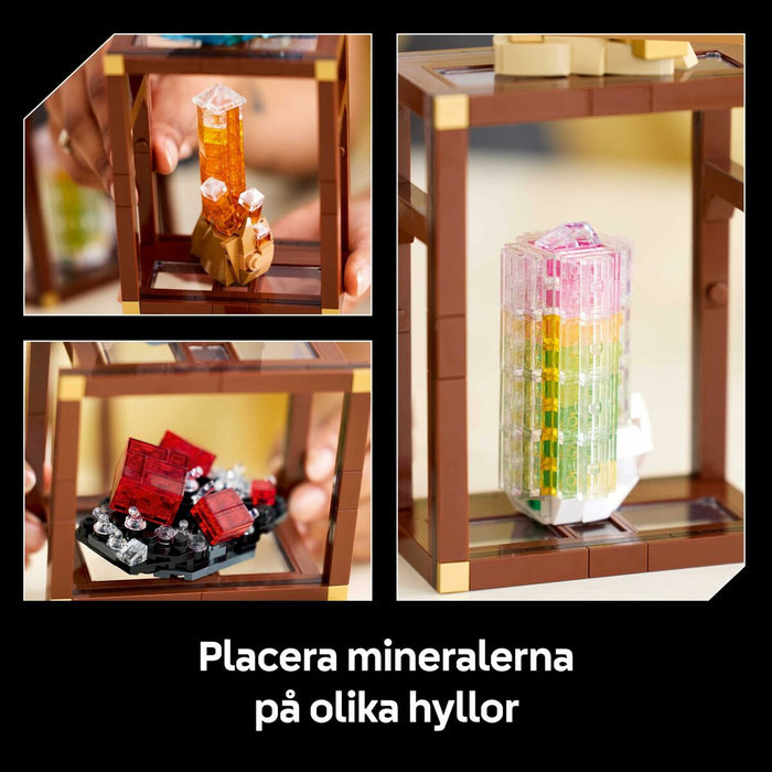 Building Blocks Game Lego Mineral 21362 880  Pieces