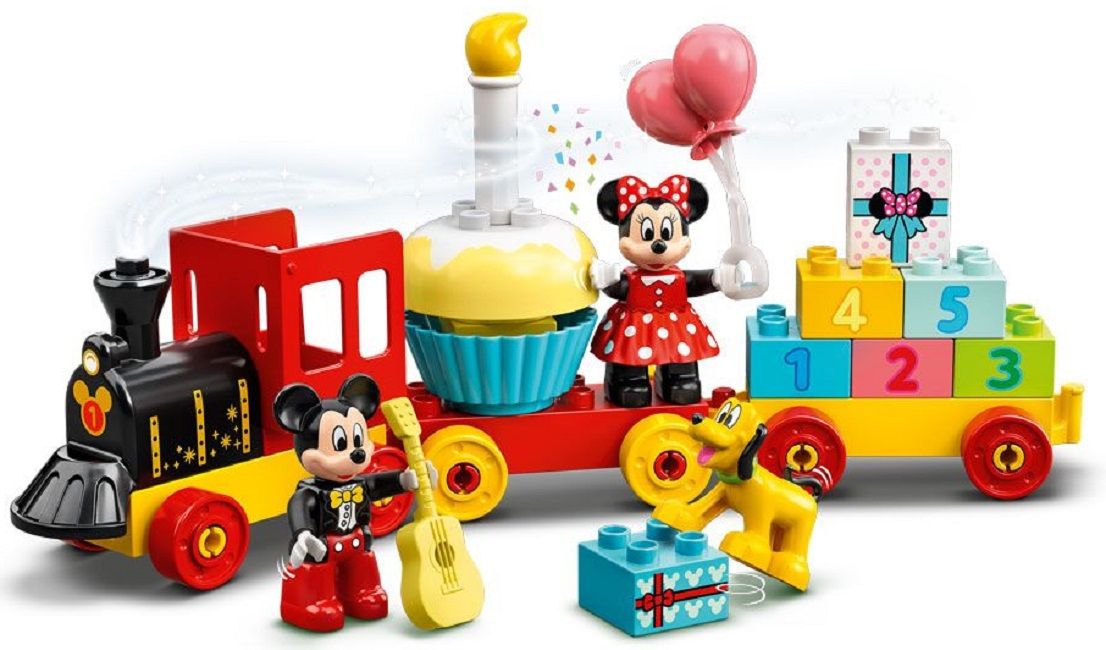 Playset Duplo Mickey and Minnie Birthday Train Lego 10941 Mickey and Minnie Birthday Train 36 cm