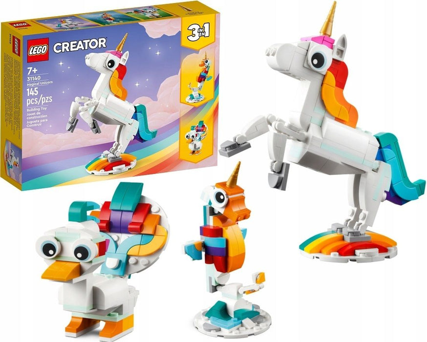 Construction set Lego Creator Magic Unicorn 31140 3-in-1 145 Pieces