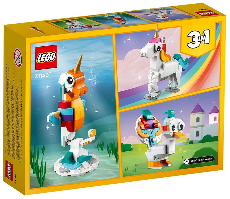 Construction set Lego Creator Magic Unicorn 31140 3-in-1 145 Pieces