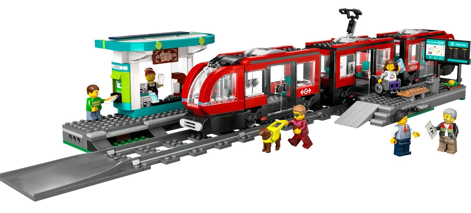 Construction set Lego 60423 Downtown Tram and Station Multicolour
