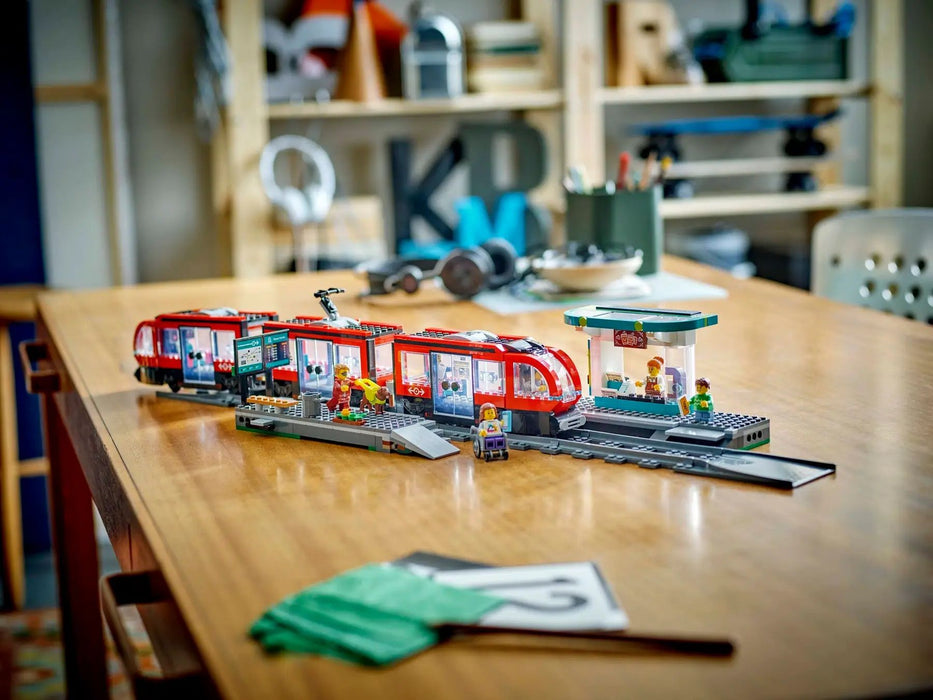 Construction set Lego 60423 Downtown Tram and Station Multicolour
