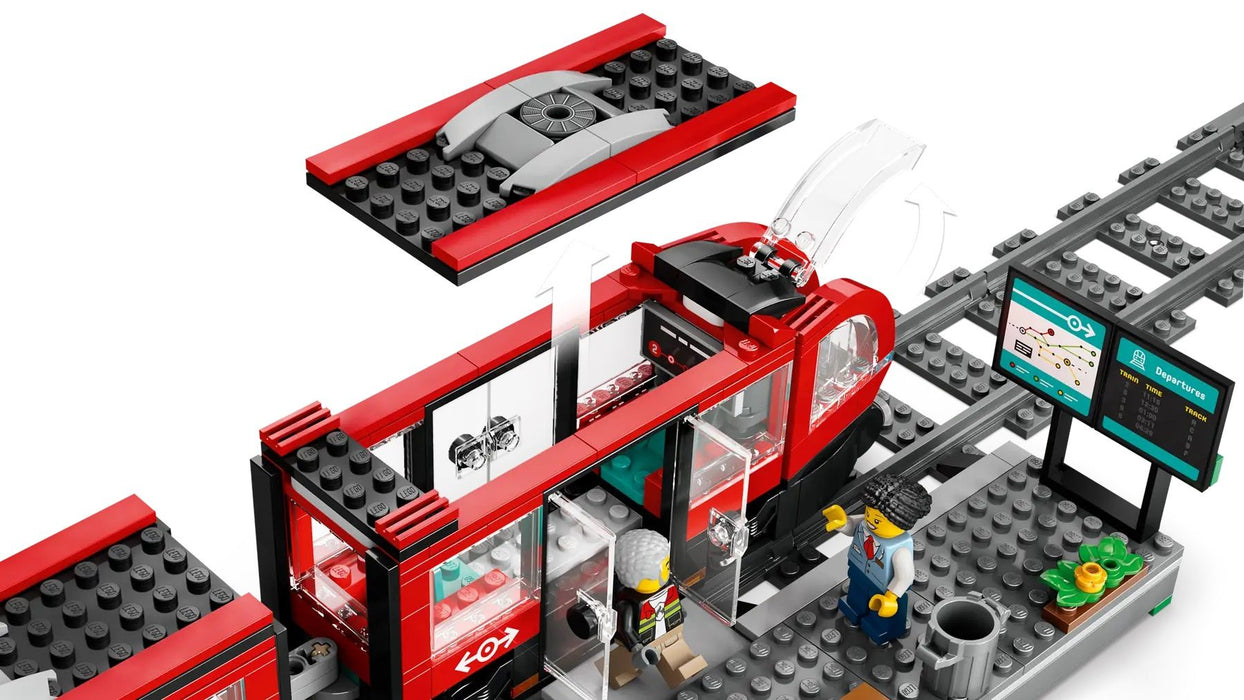Construction set Lego 60423 Downtown Tram and Station Multicolour