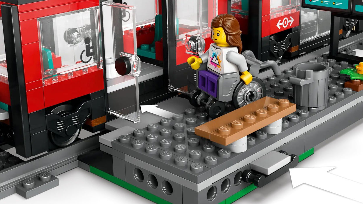 Construction set Lego 60423 Downtown Tram and Station Multicolour